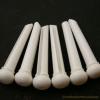 6 ACOUSTIC GUITAR BRIDGE PINS WHITE